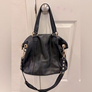 Hammitt black and gold handbag